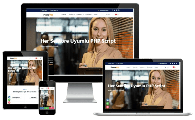 Kurumsal Firma V25 (YENİ DİL SİSTEMLİ - HER SEKTÖRE UYUMLU) ait görsel